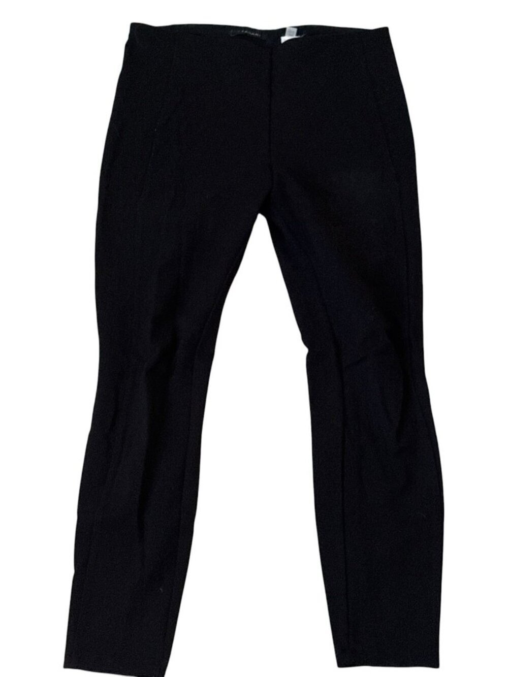 T Tahari Womens Black Dress Skinny Pants Black Size Medium Professional Chic